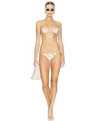 Zimmermann - Halliday Mini Tri Bikini Set - Lyst