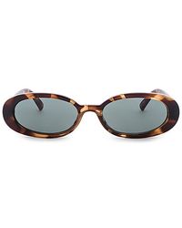 Le Specs - Gafas De Sol Outta Love En Color Marrón Talla - Lyst