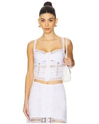 Charo Ruiz - Breth Top En Color Blanco Talla (También En M, S, Xs) - Lyst