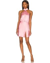 Amanda Uprichard Queens Mini Dress - Pink