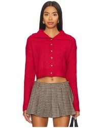 MORE TO COME - Acrylic Polyester Polyamide Button-Front Cardigan - Lyst