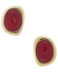 Luv Aj - Ohrstecker The Amber Honey Resin Studs - Lyst