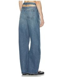 GRLFRND - Austen Low Rise Curve Detached Waist En Color Azul Talla (También En 25, 24, 26, 27, 28, 29, 30, 31, 32) - Lyst