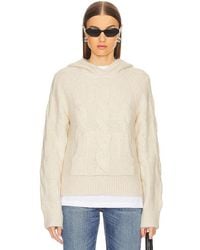 L'academie - Narelle Cable Hoodie - Lyst