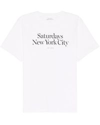 Saturdays NYC - Miller Standard Short Sleeve Tee - Lyst