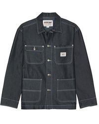 Guess - Jacke Chore Metallic - Lyst
