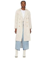 Blank NYC - Suede Coat - Lyst