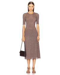 Ulla Johnson - Maxine Short Sleeve Knit Midi Dress - Lyst