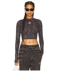 adidas By Stella McCartney - True Purpose Training Long Sleeve Crop Top - Lyst