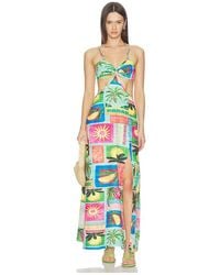 Kulani Kinis - Beaded Cut Out Maxi Dress - Lyst