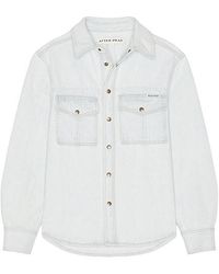 AFTER PRAY - Safari Pocket Denim Shirket - Lyst