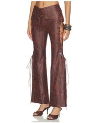 Kim Shui - Lace Up Pant - Lyst