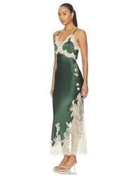 Alice + Olivia - Julietta Cutaway Lace Trim Slip Dress - Lyst