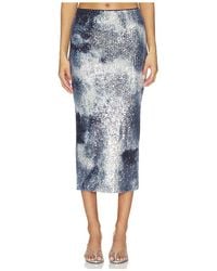 Le Superbe - Shibori Shine Liza Skirt - Lyst