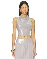 retroféte - Pyna Sequin Top - Lyst