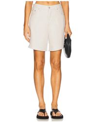 Levi's - High Baggy Short En Color Gris Talla (También En 25, 26, 27, 28, 29, 30, 31, 32) - Lyst