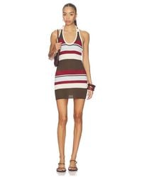 SNDY'S - Effie Halter Mini Dress - Lyst