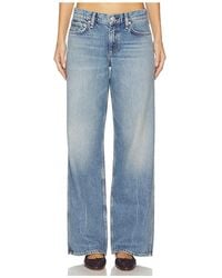 Rag & Bone - Cam Low Rise Full Straight Jeans - Lyst