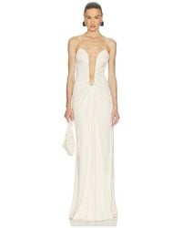 Helsa - The Roksanna Draped Dress - Lyst