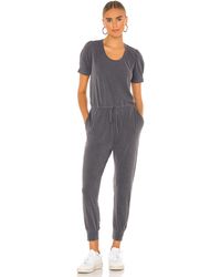 sundry sleeveless knit jumpsuit