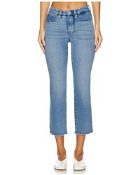 GOOD AMERICAN - Good Petite Straight Split Pockets Jeans - Lyst