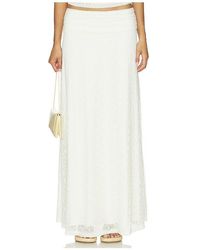 Seven Wonders - Samirah Low Waisted Lace Maxi Skirt - Lyst