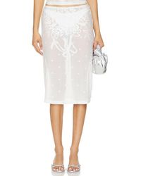 MARRKNULL - Lace Skirt - Lyst