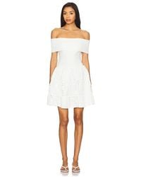 Line & Dot - Biva Mix-Media Mini Dress - Lyst