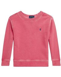 Polo Ralph Lauren - Long-Sleeve Cotton Loopback Crewneck Sweatshirt - Lyst