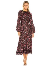 keepsake belong textured spot midi dress