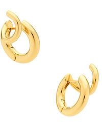 Shashi - Super Katerina Double Hoop - Lyst