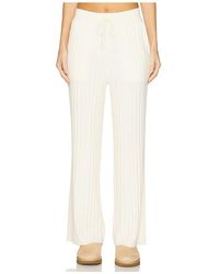 Varley - Simeon Wide Rib Knit Trouser - Lyst