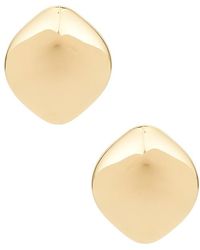 Jennifer Fisher - Pendientes De Tachuela Puffy En Color Oro Metálico Talla En - Lyst