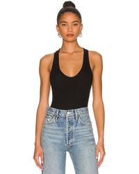 Commando - Luxury Rib Racerback Tank Bodysuit - Lyst