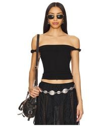 superdown - Analiza Off The Shoulder Top - Lyst