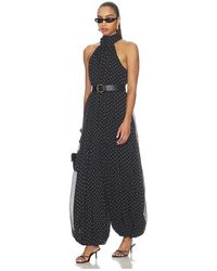 ROTATE BIRGER CHRISTENSEN - Chiffon Balloon Jumpsuit - Lyst
