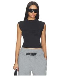 Alexander Wang - Twisted Bust Layered Tank - Lyst