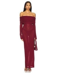 superdown - Chantal Sheer Gown - Lyst