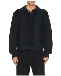 Obey - Textured Rugby Polo - Lyst