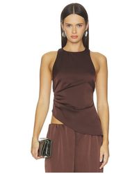Lovers + Friends - Maria Top En Color Marrón Talla (También En M, S, Xl, Xs, Xxs) - Lyst