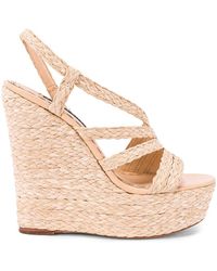 Alice + Olivia Танкетка Tenley В Цвете Light Natural & Deserto - Естественный