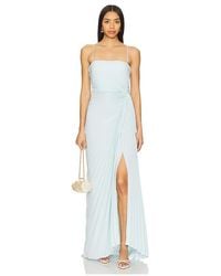 A.L.C. - Vestido Largo Layla En Color Bebe Azul Talla (También En 2, 6, 8) - Lyst