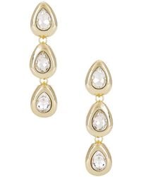 BaubleBar - Tear Crystal Linear Drop Earrings - Lyst