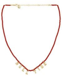 BaubleBar - University Of Alabama Beaded Slogan Necklace - Lyst