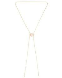 Ettika - Crystal Bezel Bolo Necklace - Lyst