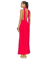 GUIZIO - Scarf Open Neck Dress - Lyst