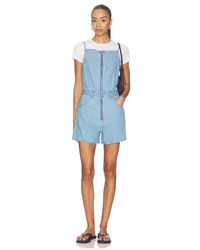 Levi's - COMBISHORT en Baby Blue - Lyst