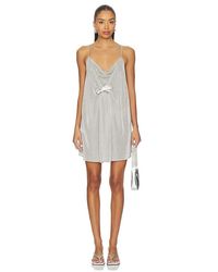 Kate Barton - Peyton Cowl Neck Mini Dress - Lyst