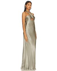Shona Joy La Lune Plunged Halter Dress in Purple | Lyst