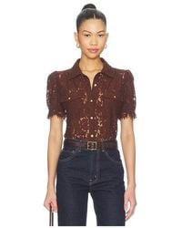 Generation Love - Mikaelle Lace Shirt - Lyst